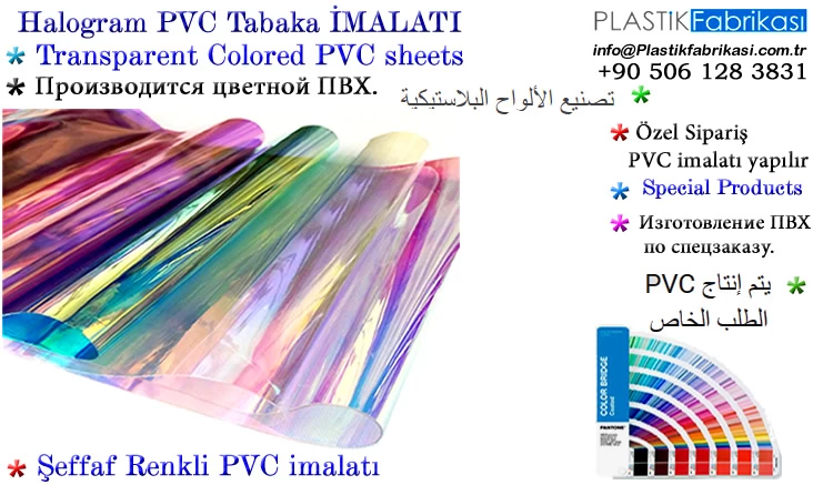 Halogram Şeffaf PVC 14