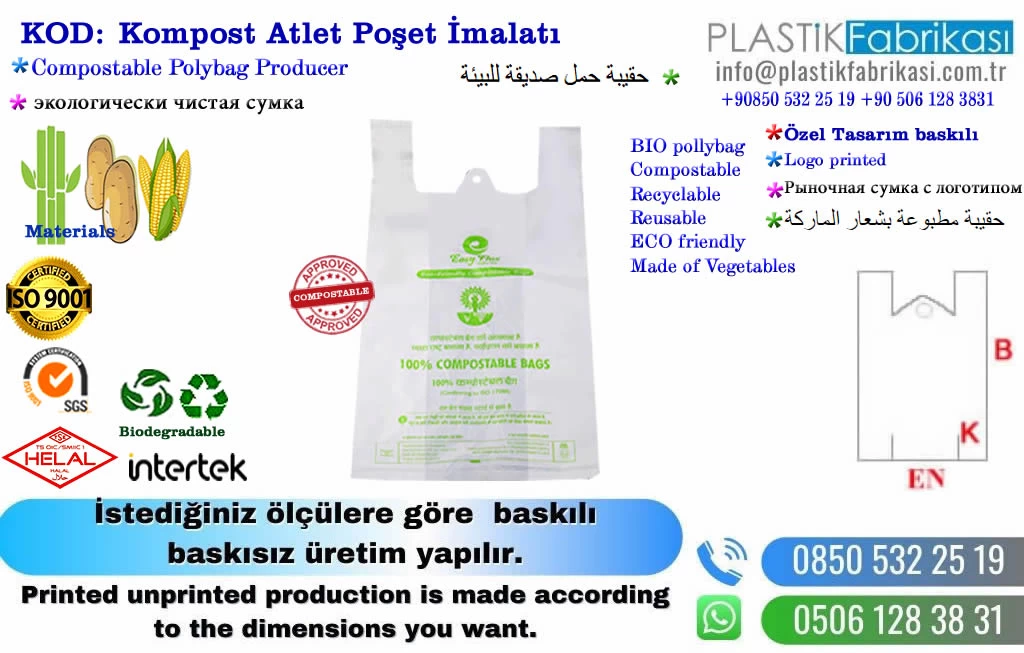 Kompost market poşeti imalatı KAP123