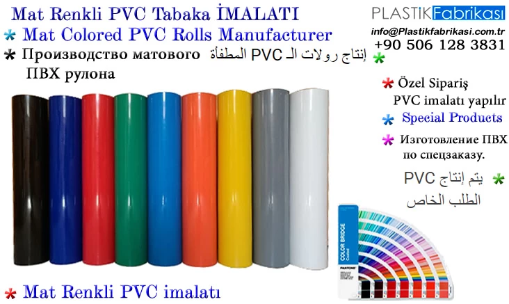 Mat Renkli PVC Rulo 8