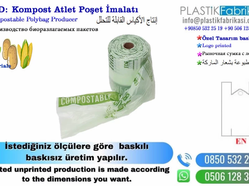 Bio bozunur Rulo Kompost poşet imalatı 165