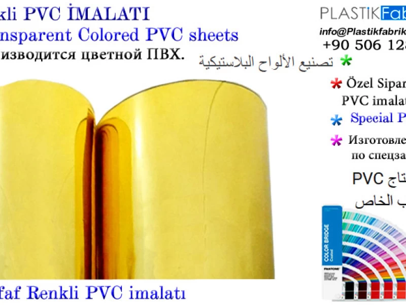 Gold Renkli Metalize PVC  11